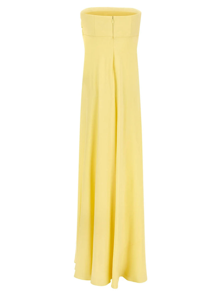 Giovanni Bedin Bicolor Silk Long Dress