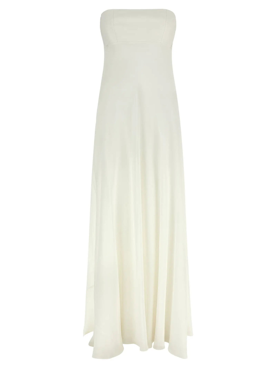 Giovanni Bedin Sample Sale | Giovanni Bedin White Silk Long Dress - | Designer outlet