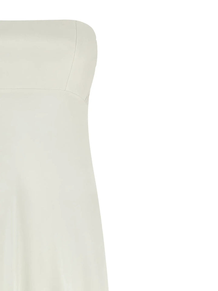 Giovanni Bedin Sample Sale | Giovanni Bedin White Silk Long Dress - | Designer outlet