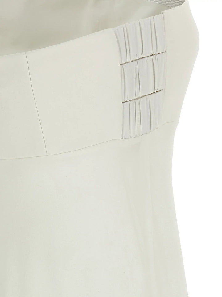 Giovanni Bedin Sample Sale | Giovanni Bedin White Silk Long Dress - | Designer outlet