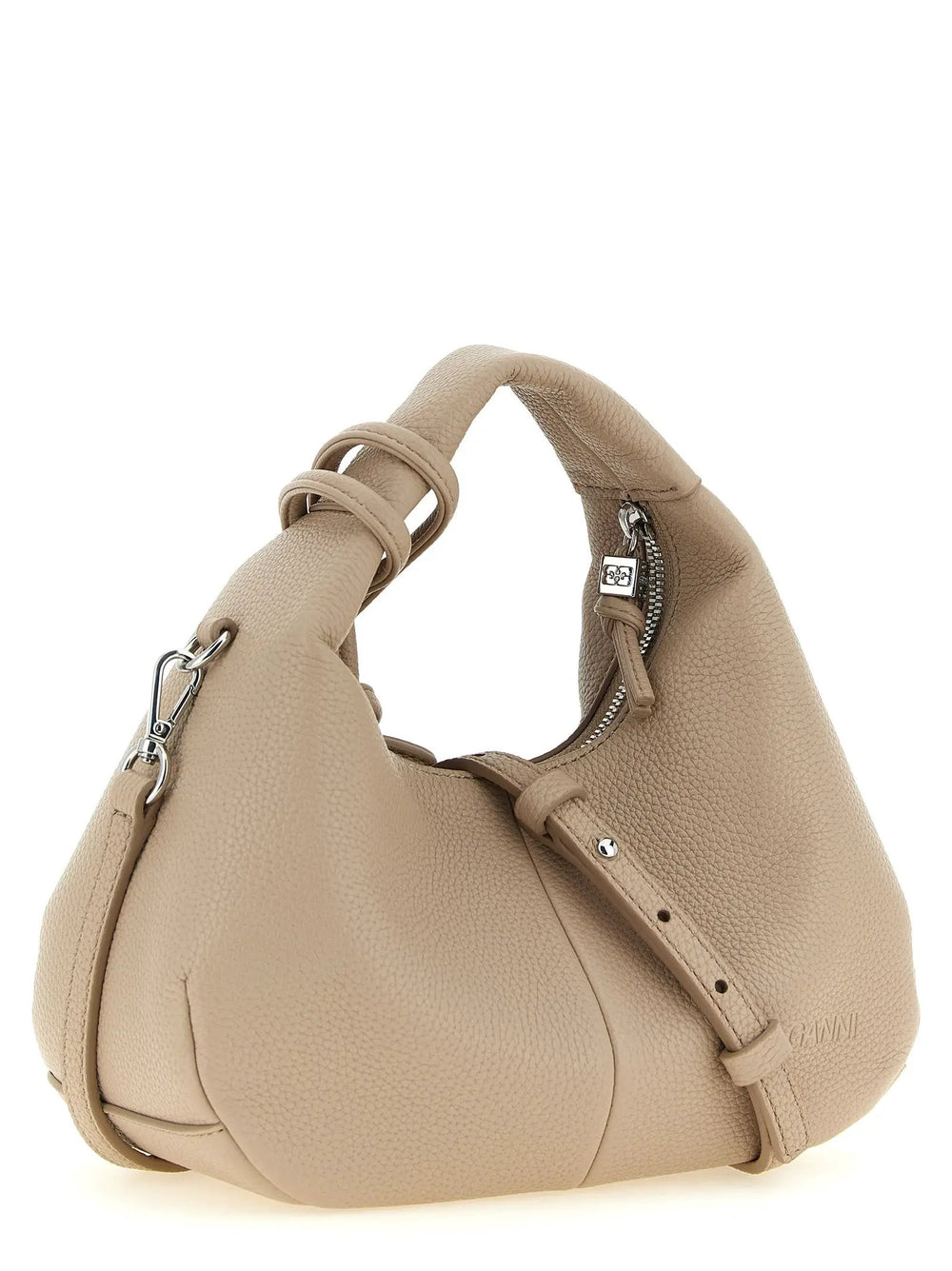 Ganni Sample Sale | Ganni Beige Polyester Handbag - | Designer outlet