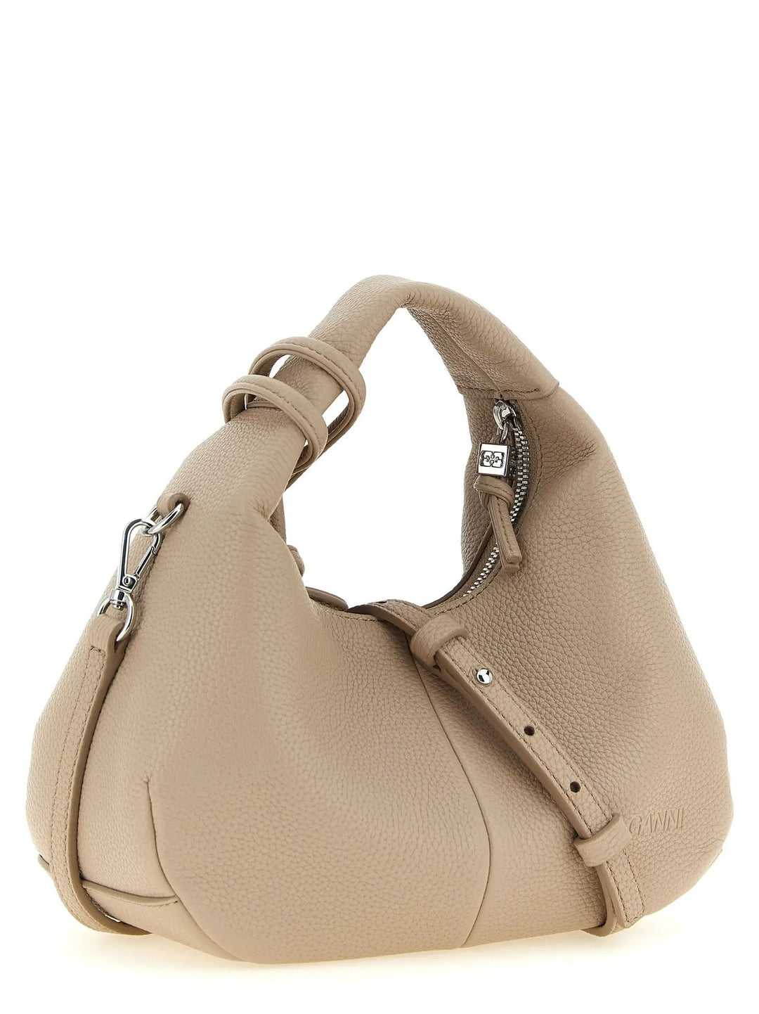 Ganni Sample Sale | Ganni Beige Polyester Handbag - | Designer outlet
