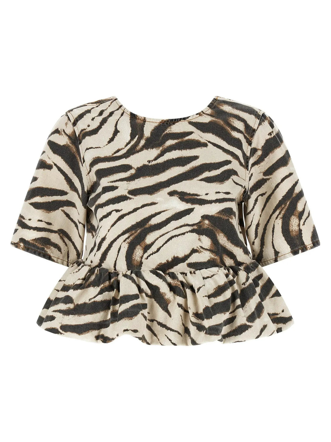 Ganni Multicolor Organic Cotton Shirt