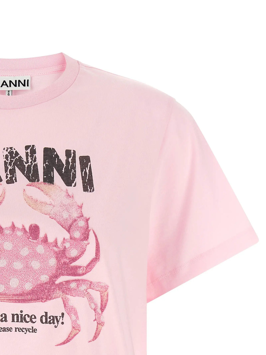 Ganni Sample Sale | Ganni Multicolor Organic Cotton T-Shirt - | Designer outlet