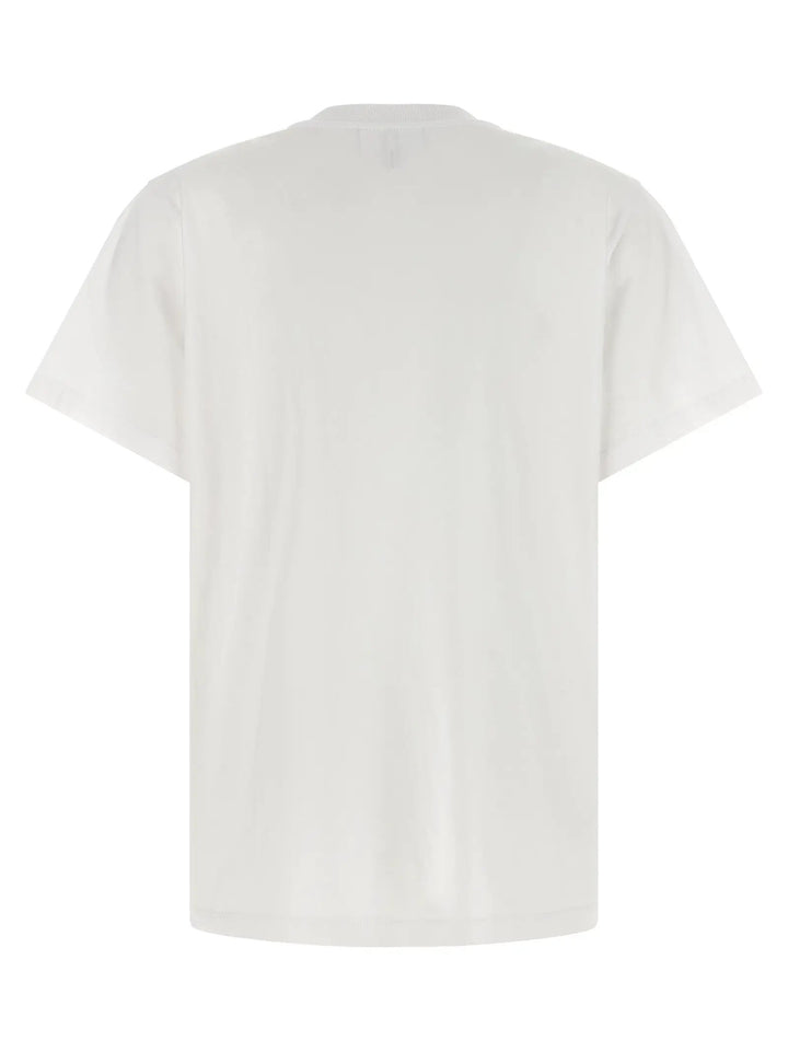 Ganni Sample Sale | Ganni White Organic Cotton T-Shirt - | Designer outlet