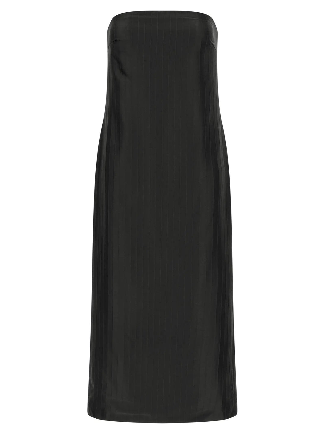 Loulou De Saison Sample Sale | Loulou De Saison Black Viscose Midi Dress - | Designer outlet