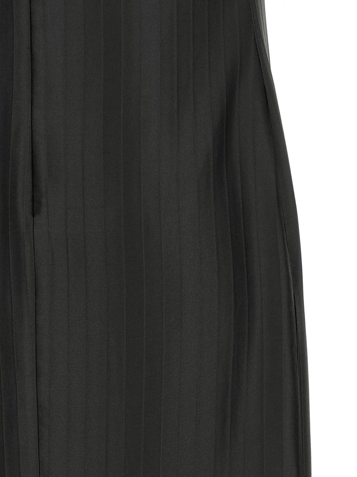 Loulou De Saison Sample Sale | Loulou De Saison Black Viscose Midi Dress - | Designer outlet