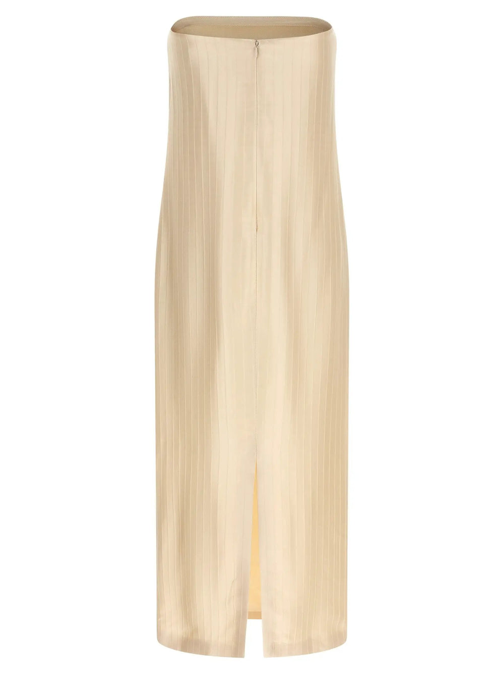 Loulou De Saison Sample Sale | Loulou De Saison Beige Viscose Midi Dress - | Designer outlet