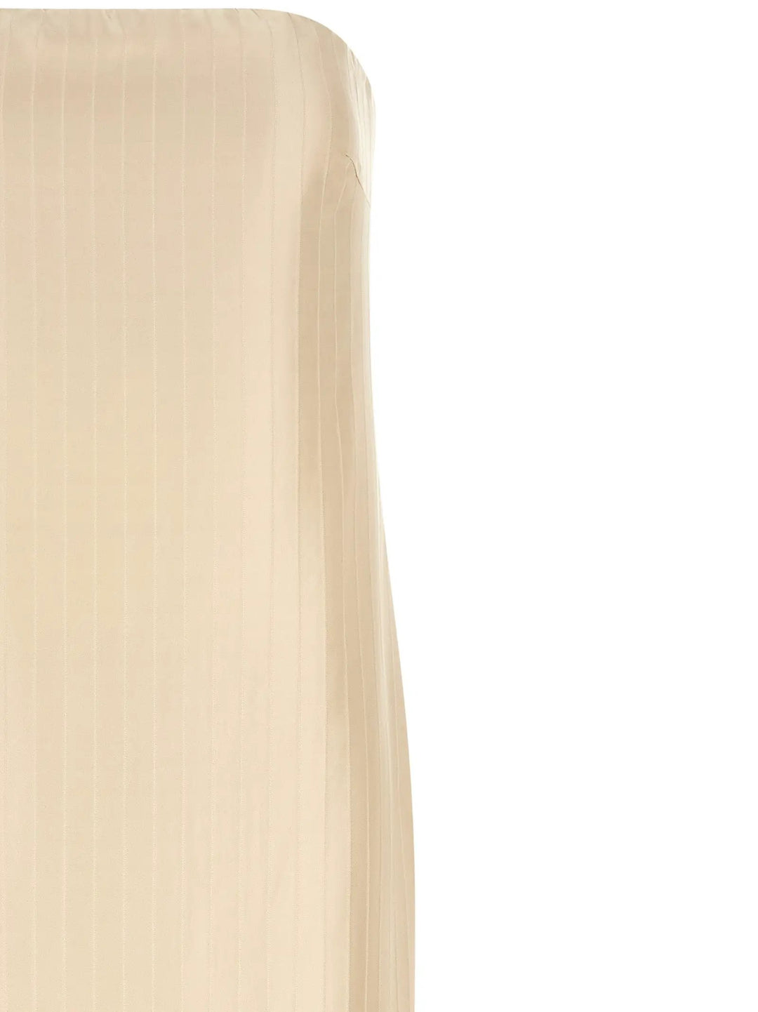 Loulou De Saison Sample Sale | Loulou De Saison Beige Viscose Midi Dress - | Designer outlet