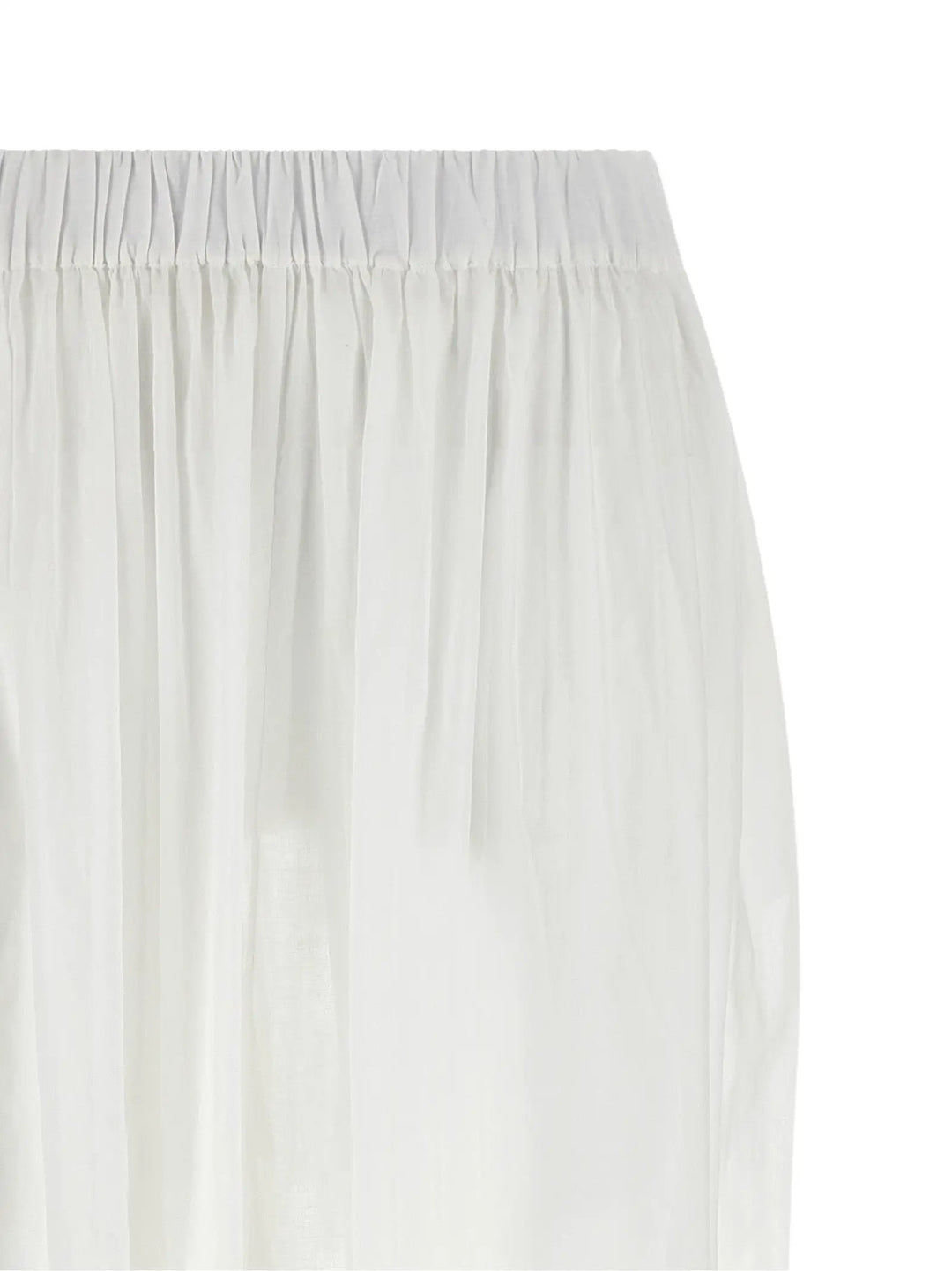 The Andamane White Cotton Casual Pants