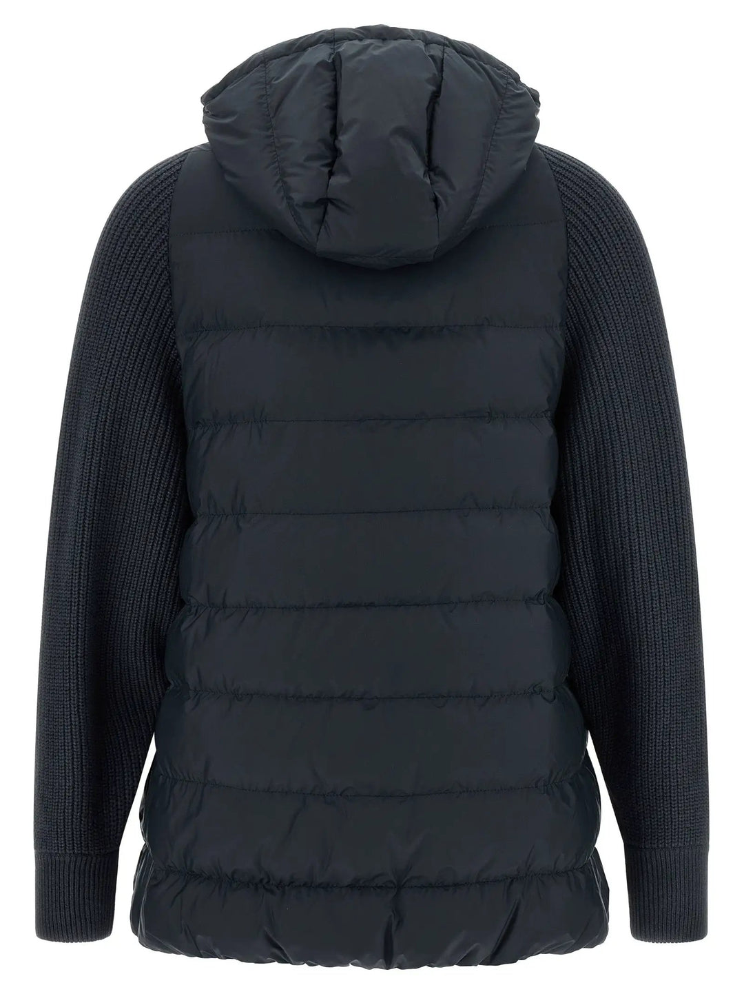 Brunello Cucinelli Blue Polyester Full-Length Jacket