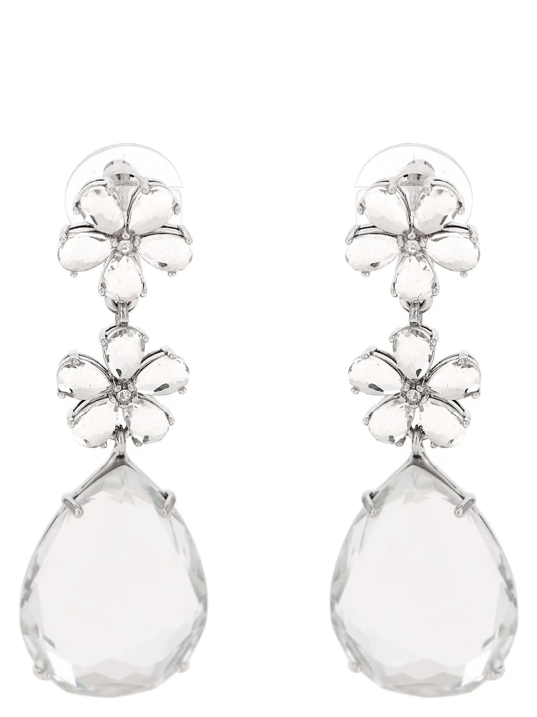 Self-Portrait Silver Brass Earrings