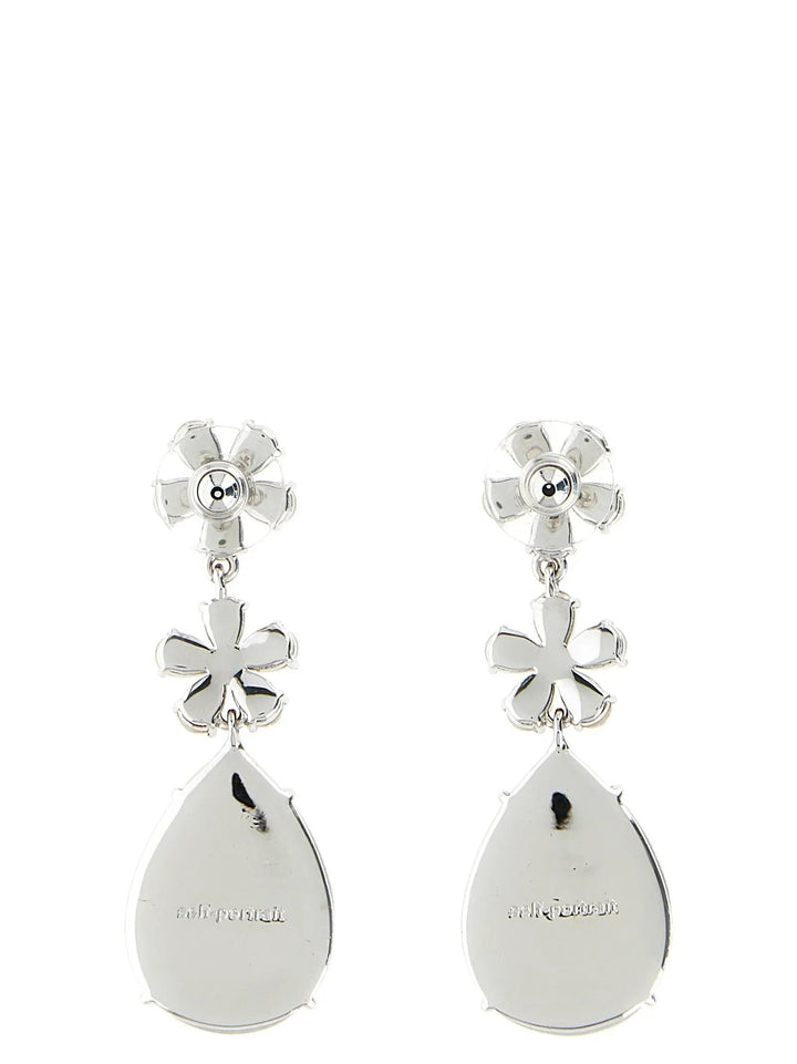 Self-Portrait Silver Brass Earrings