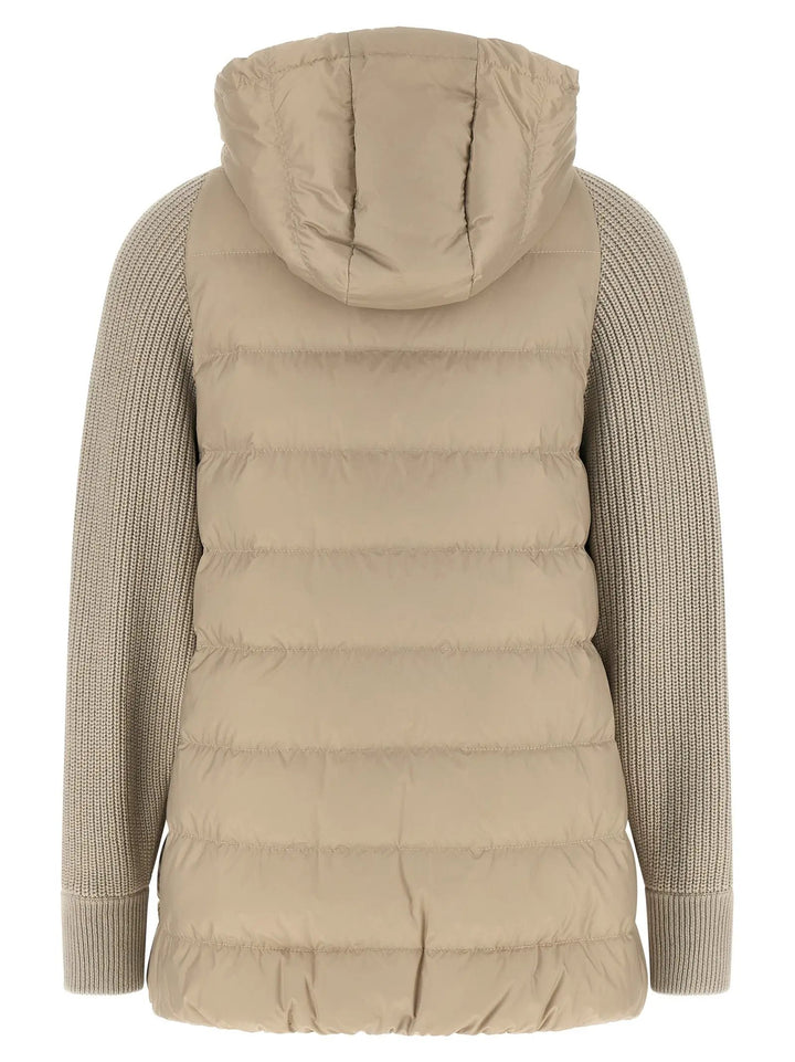 Brunello Cucinelli Beige Polyester Full-Length Jacket