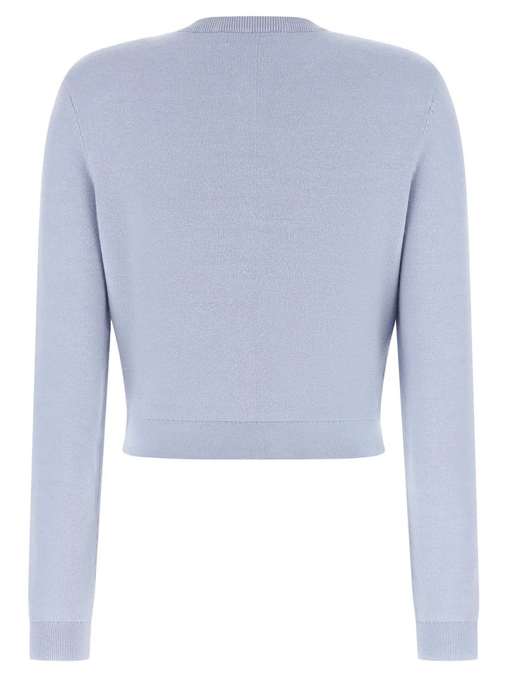 Self-Portrait Blue Polyester Cardigan