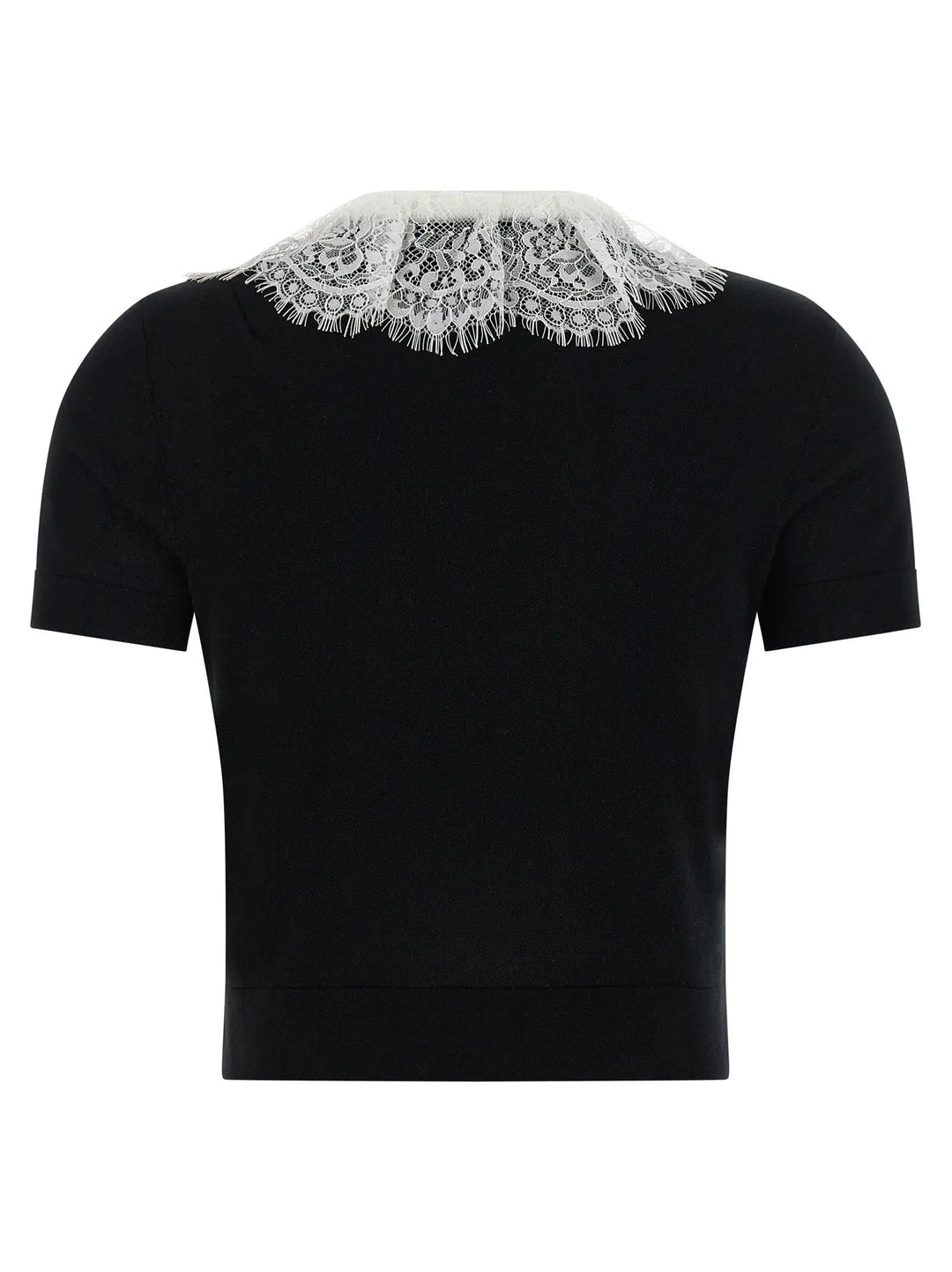 Self-Portrait Bicolor Wool Blouse
