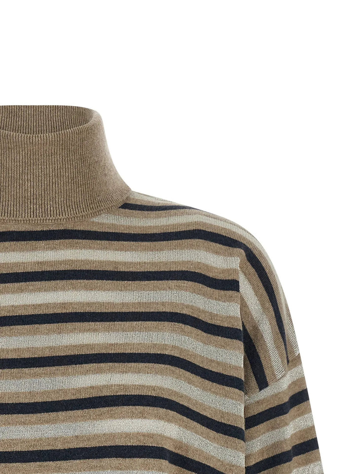 Brunello Cucinelli Multicolor Virgin Wool Cardigan
