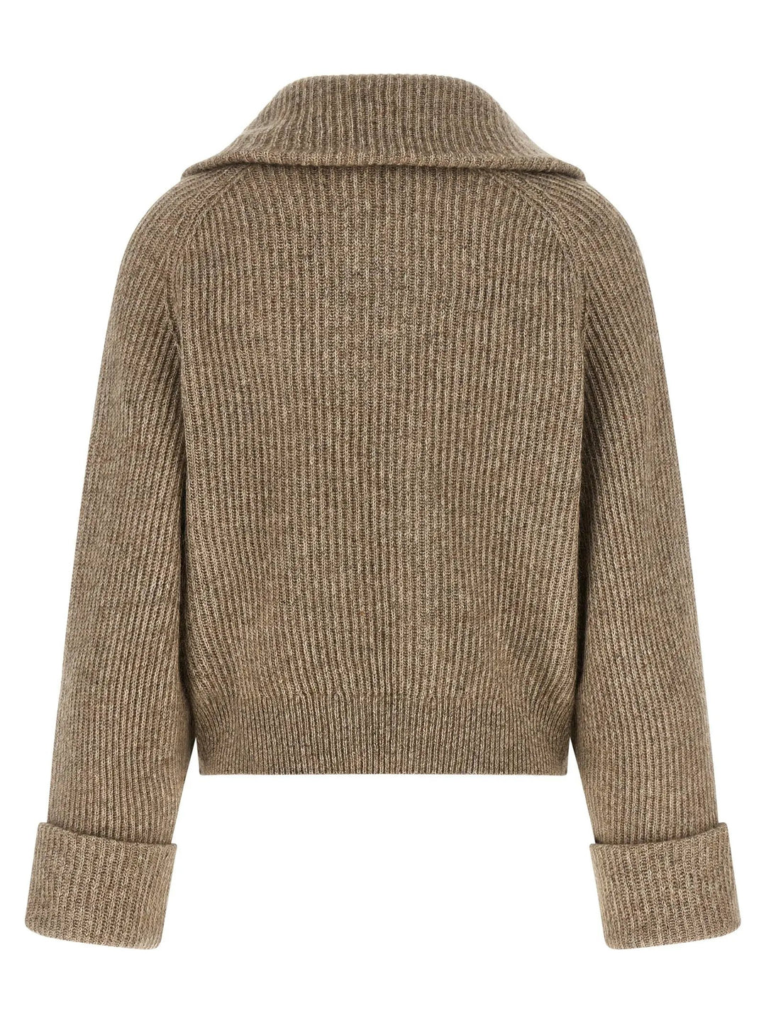 Brunello Cucinelli Beige Cashmere Cardigan