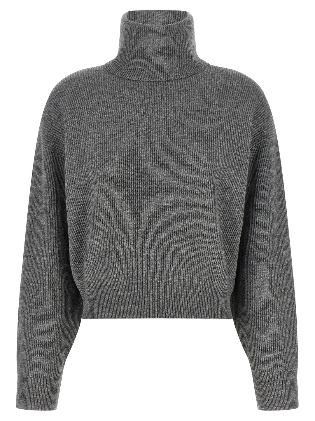 Brunello Cucinelli Gray Virgin Wool Cardigan