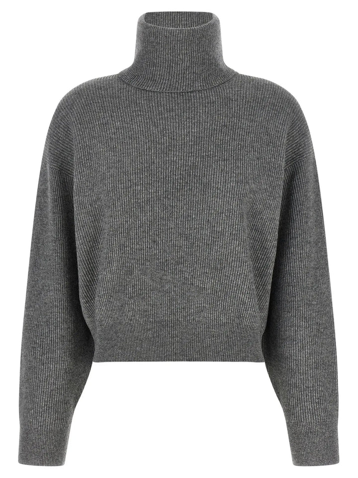 Brunello Cucinelli Gray Virgin Wool Cardigan