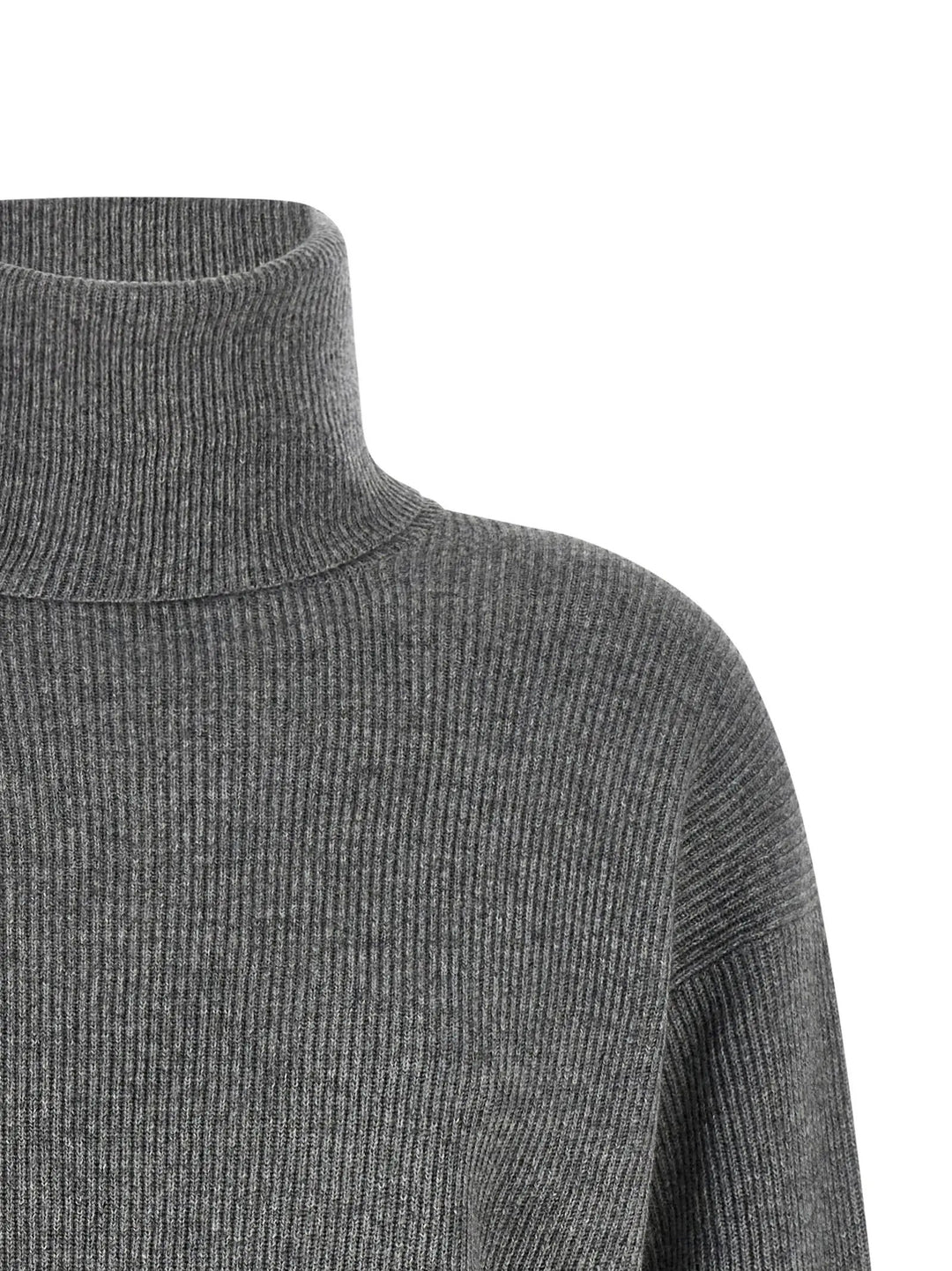 Brunello Cucinelli Gray Virgin Wool Cardigan
