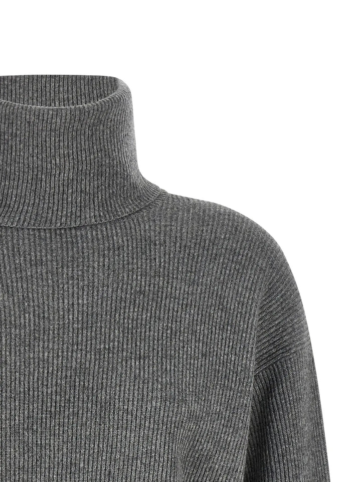 Brunello Cucinelli Gray Virgin Wool Cardigan