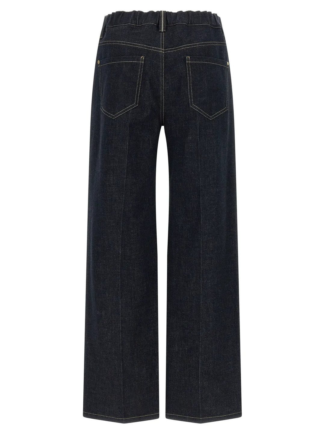 Brunello Cucinelli Blue Cotton Jeans Denim