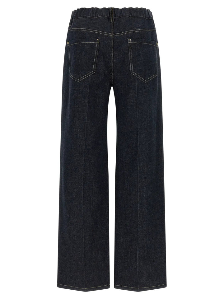 Brunello Cucinelli Blue Cotton Jeans Denim