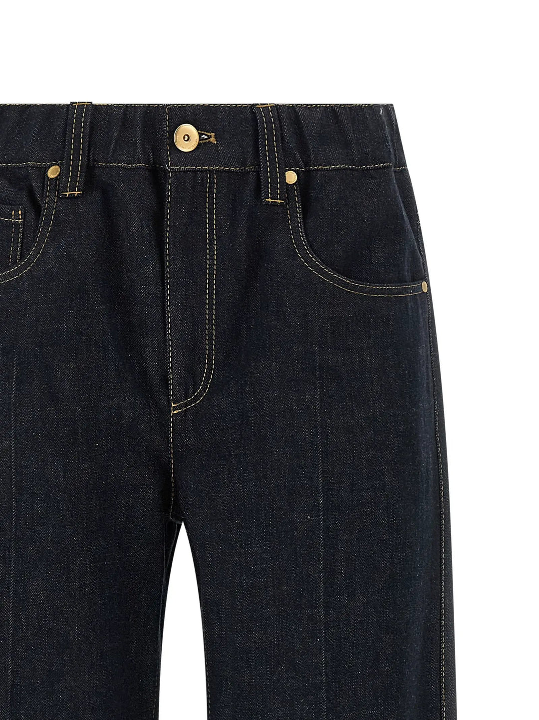 Brunello Cucinelli Blue Cotton Jeans Denim