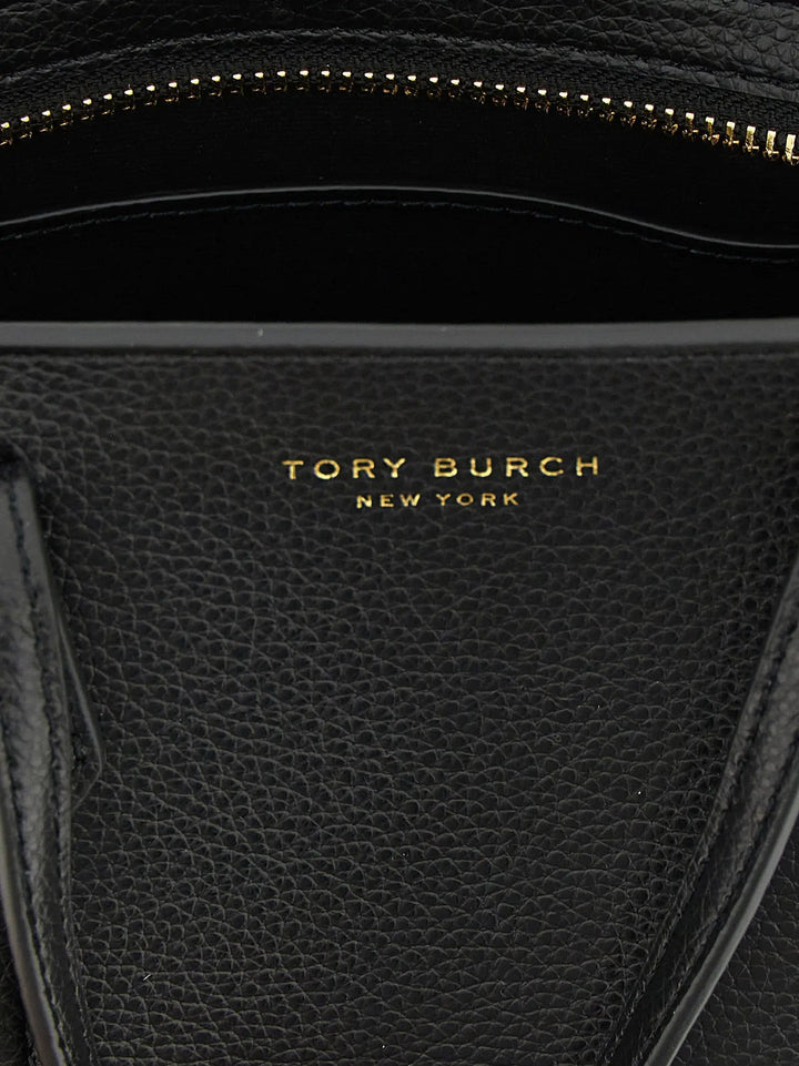 Tory Burch Black Cowhide Handbag
