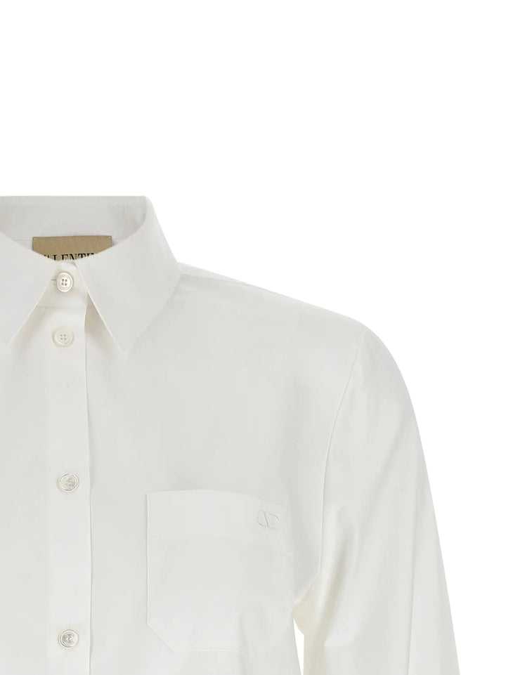 Valentino Garavani White Cotton Blouse