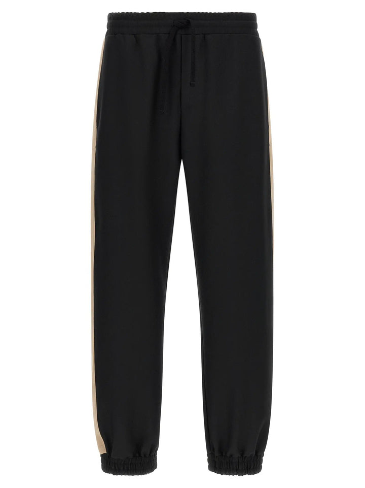 Valentino Garavani Black Polyester Athletic Pants