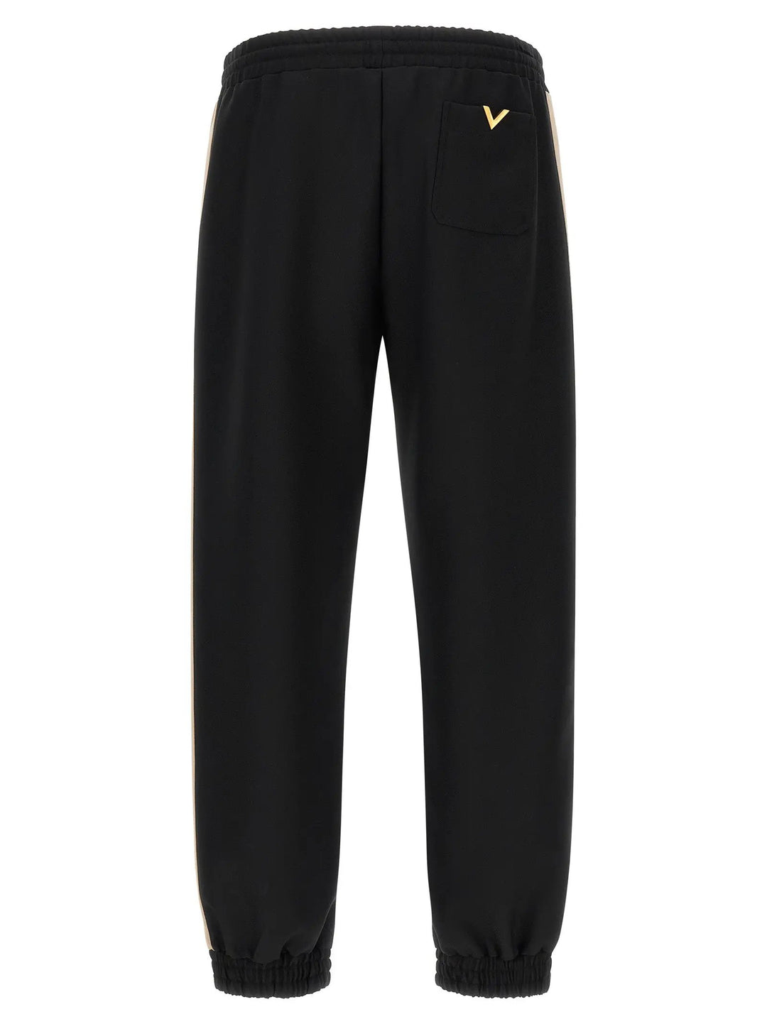Valentino Garavani Black Polyester Athletic Pants