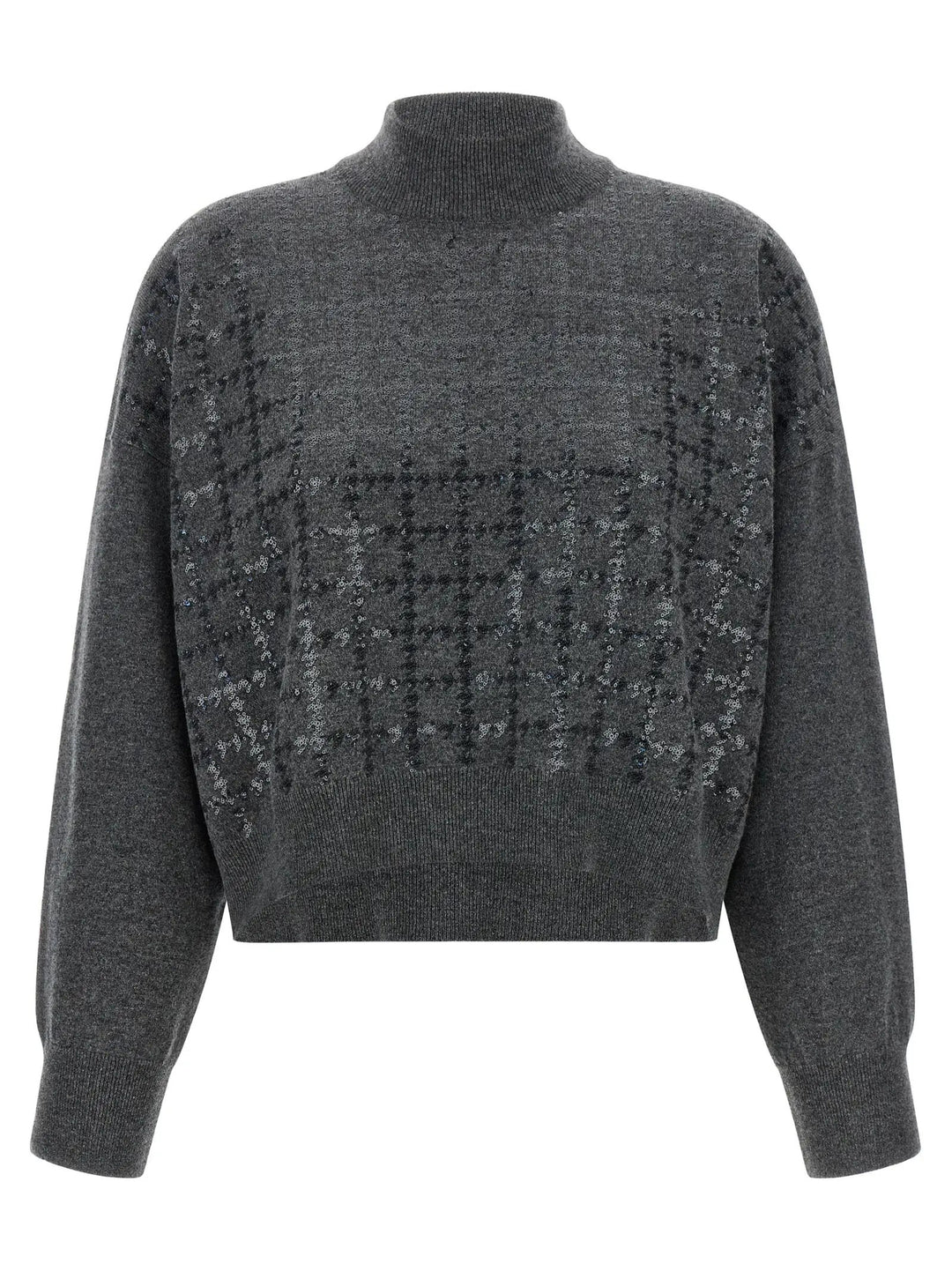 Brunello Cucinelli Gray Cashmere Cardigan