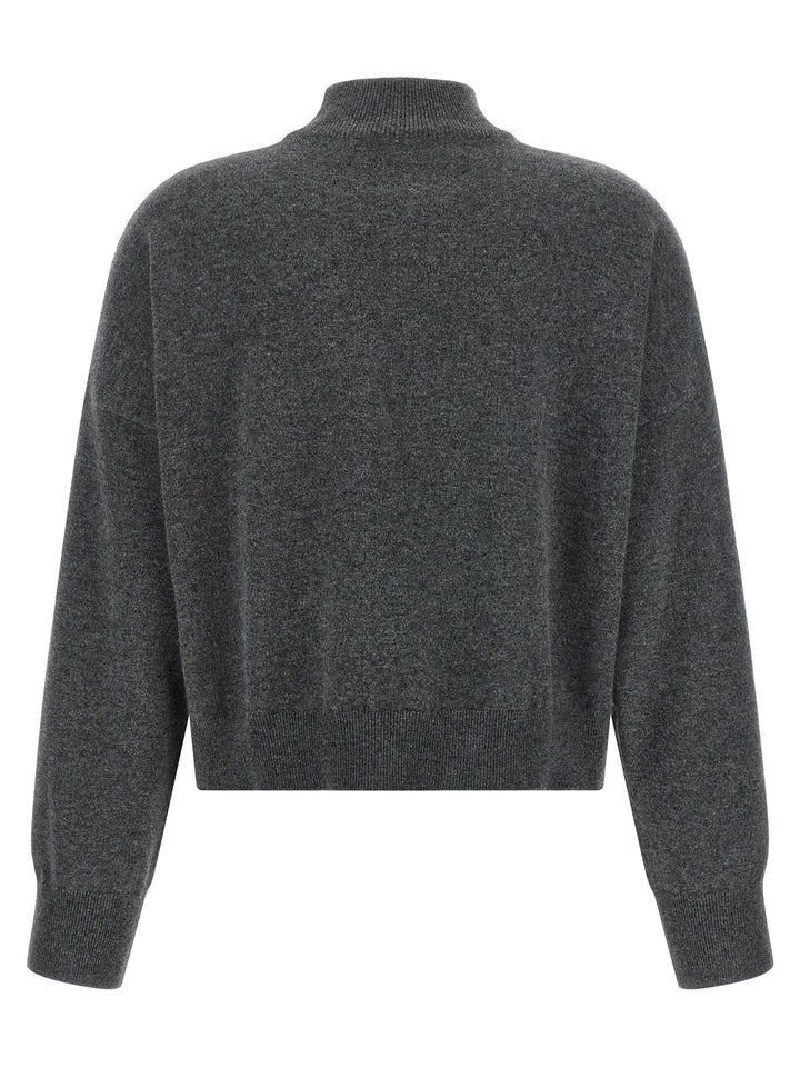 Brunello Cucinelli Gray Cashmere Cardigan