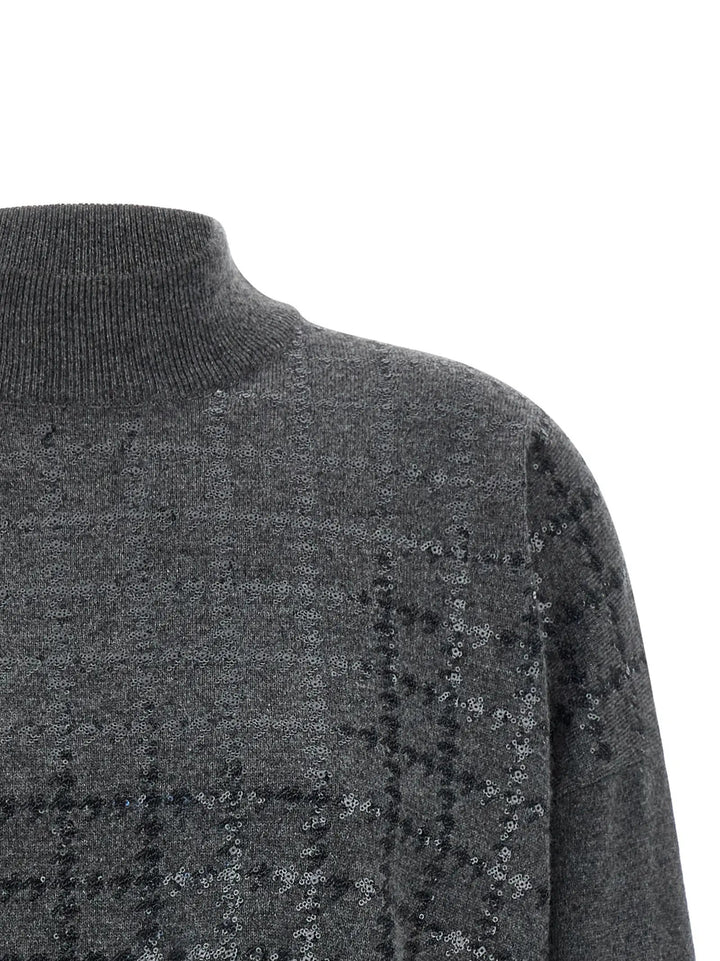 Brunello Cucinelli Gray Cashmere Cardigan