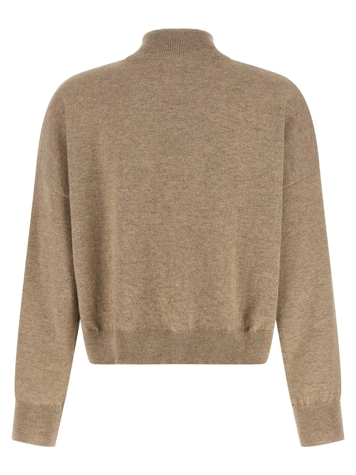 Brunello Cucinelli Beige Cashmere Cardigan