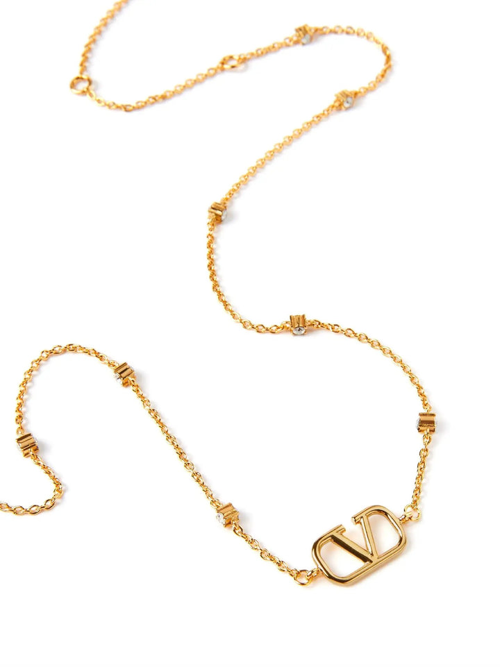 Valentino Garavani Sample Sale | Valentino Garavani Gold Brass Necklace - | Designer outlet