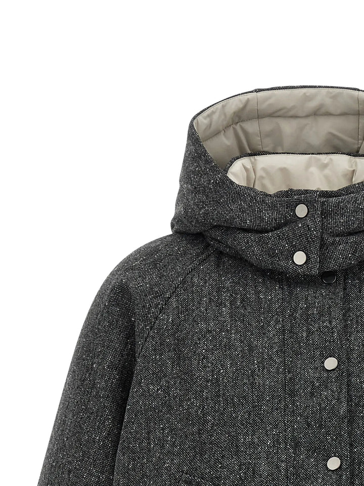Brunello Cucinelli Gray Virgin Wool Jacket