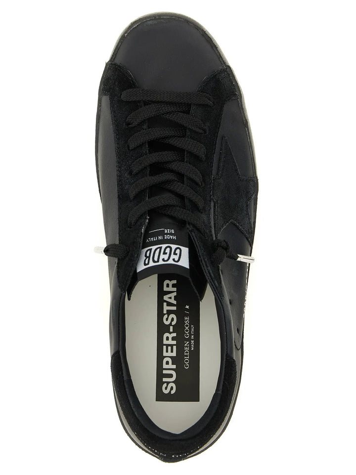 Golden Goose Black Cowhide Low Top Sneakers