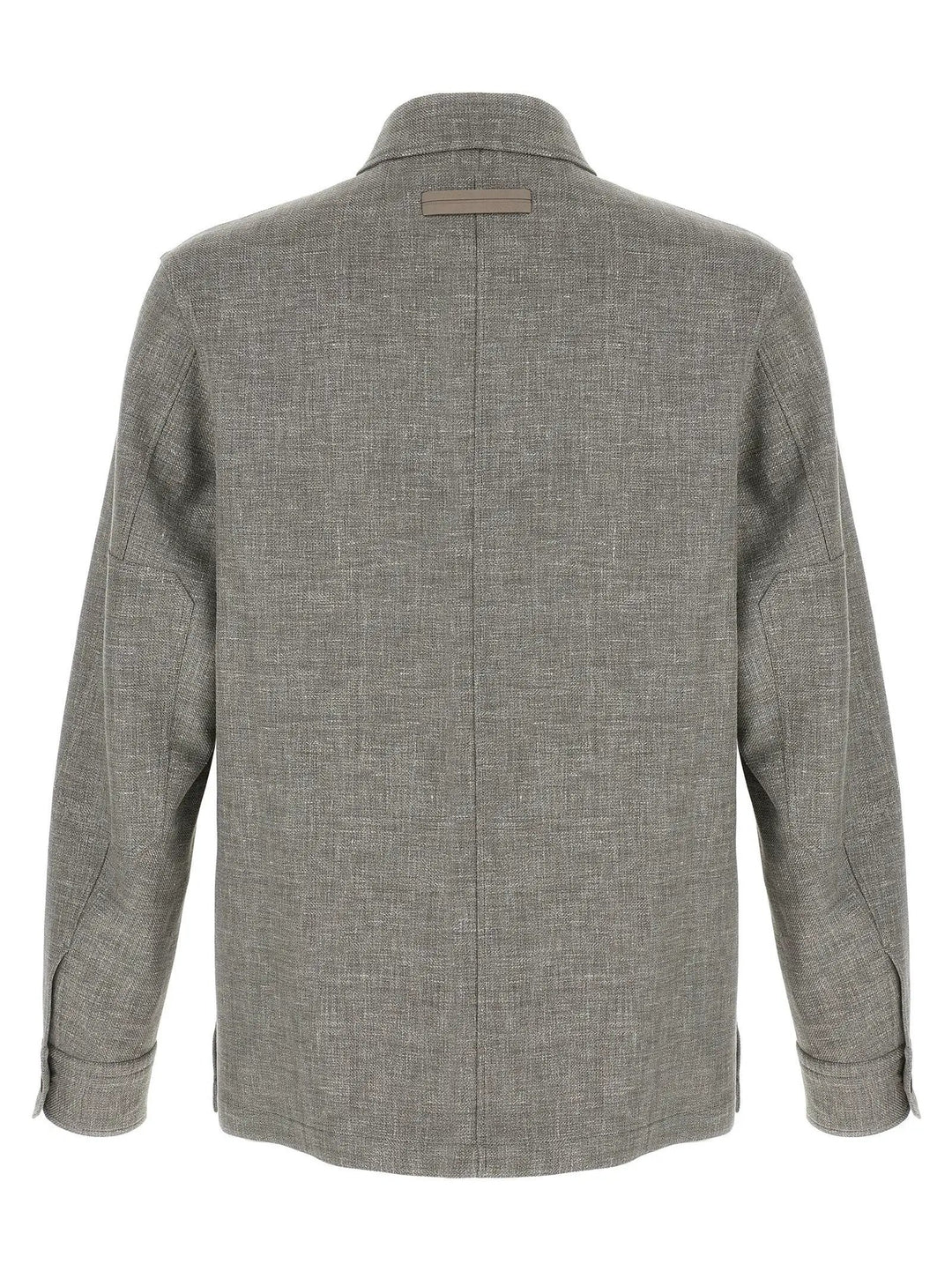 ZEGNA Beige Linen Blouse