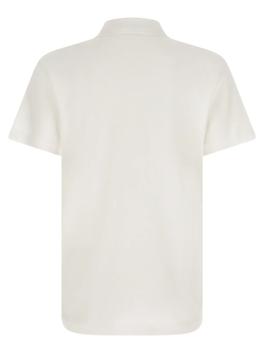 Versace White Cotton Polo Shirt