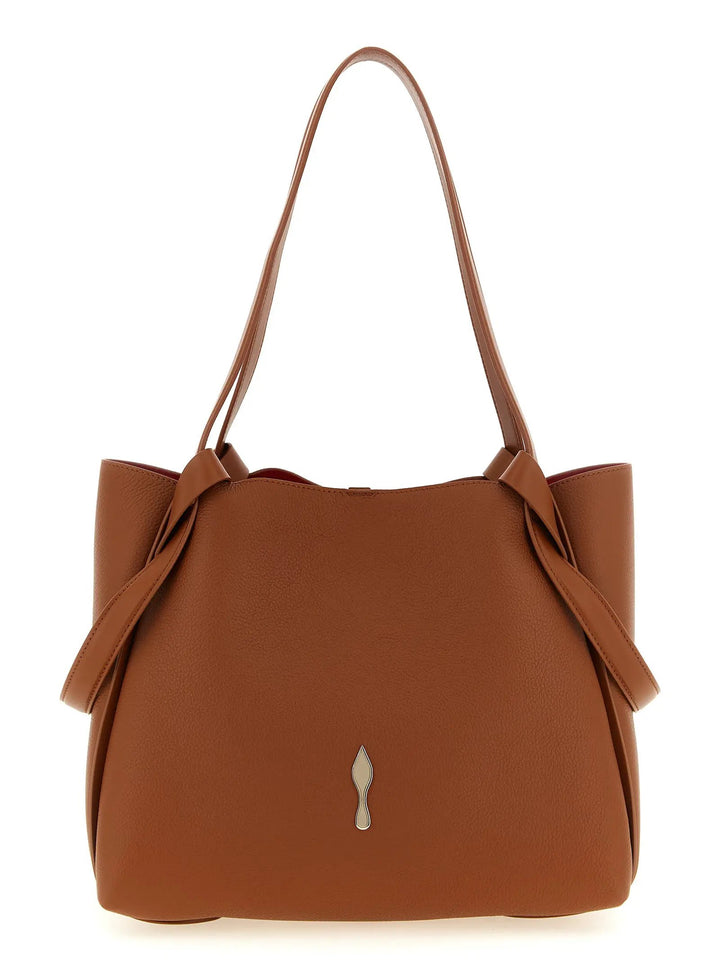 Christian Louboutin Brown Calfskin Tote Bag