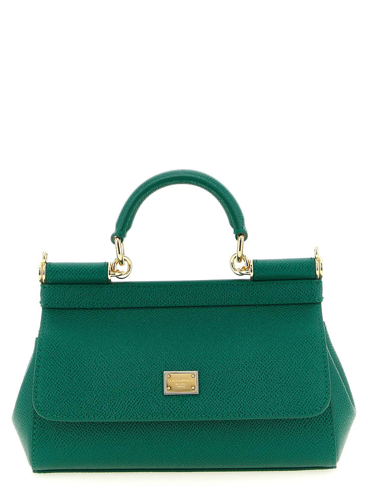 Dolce &amp; Gabbana Bicolor Calfskin Handbag