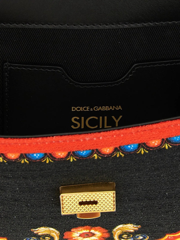 Dolce &amp; Gabbana Multicolor Cotton Handbag