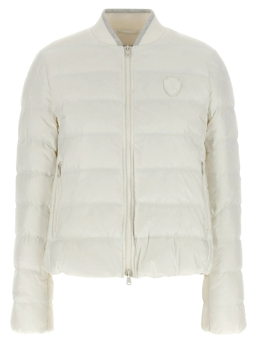Brunello Cucinelli White Polyester Full-Length Jacket