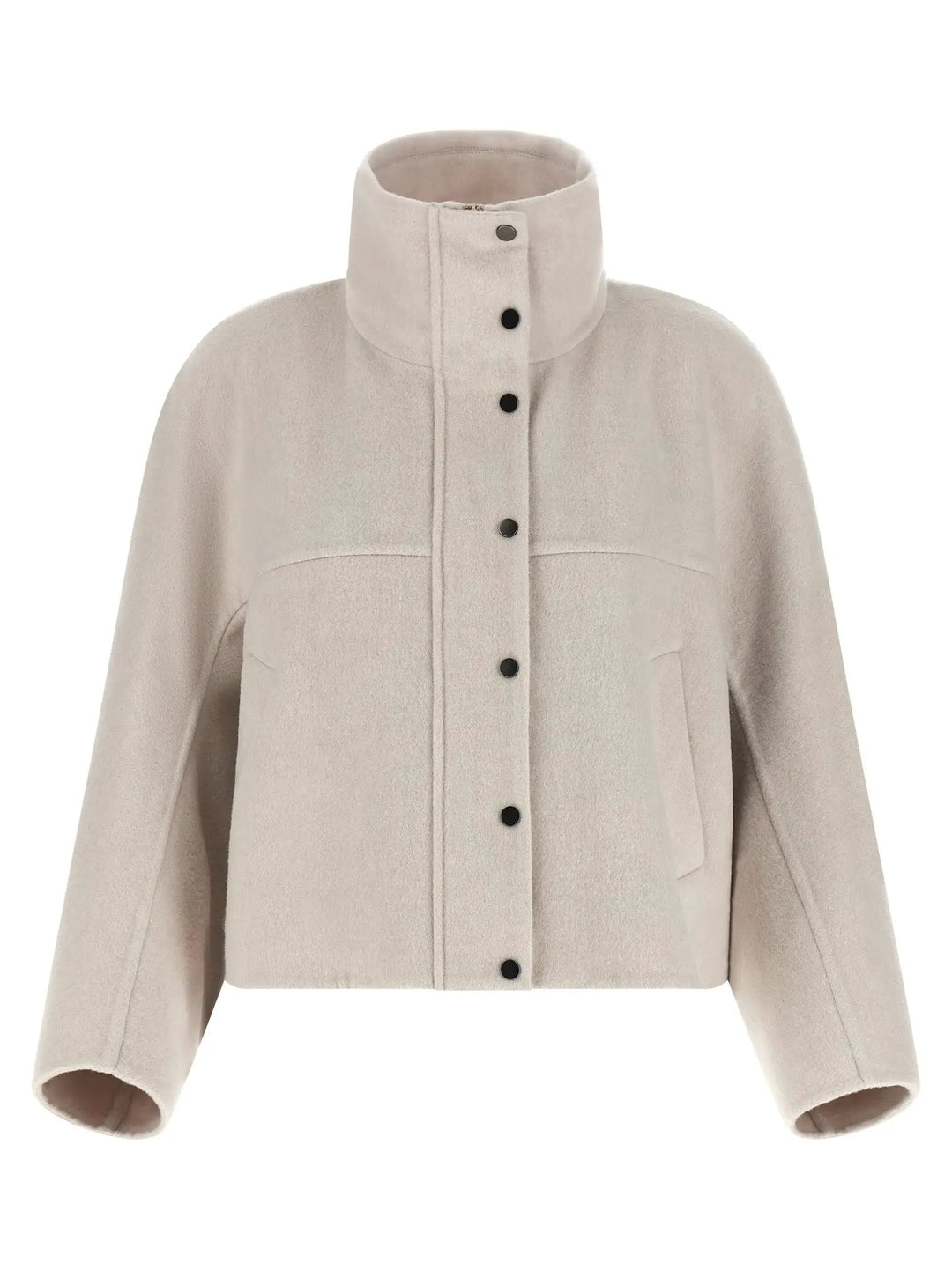 Brunello Cucinelli Gray Virgin Wool Coat
