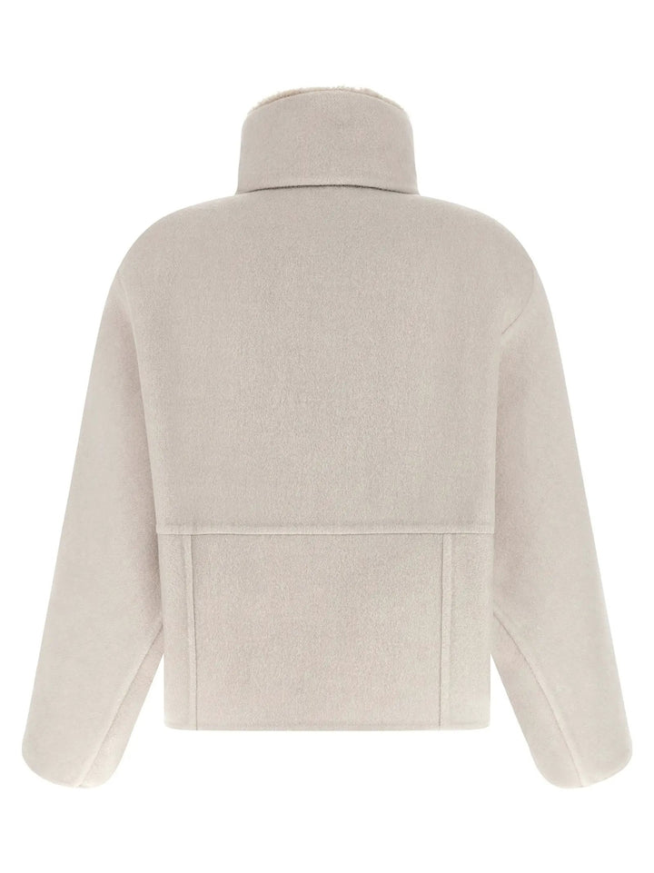 Brunello Cucinelli Gray Virgin Wool Coat