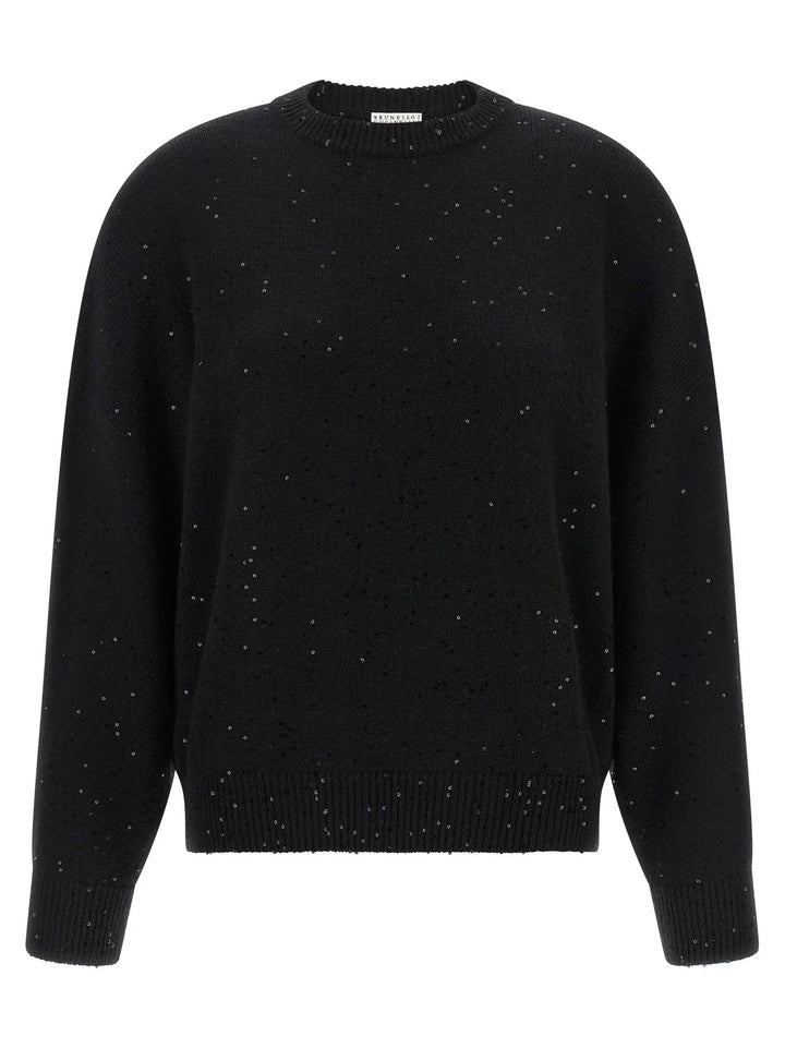 Brunello Cucinelli Black Cashmere Cardigan