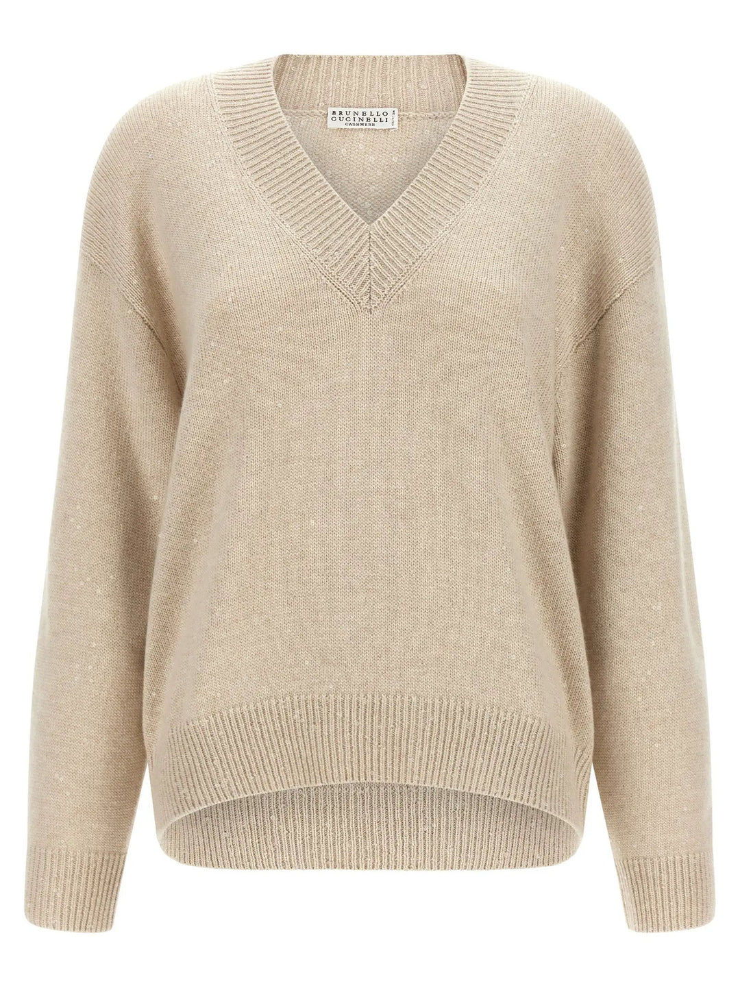 Brunello Cucinelli Beige Cashmere Cardigan